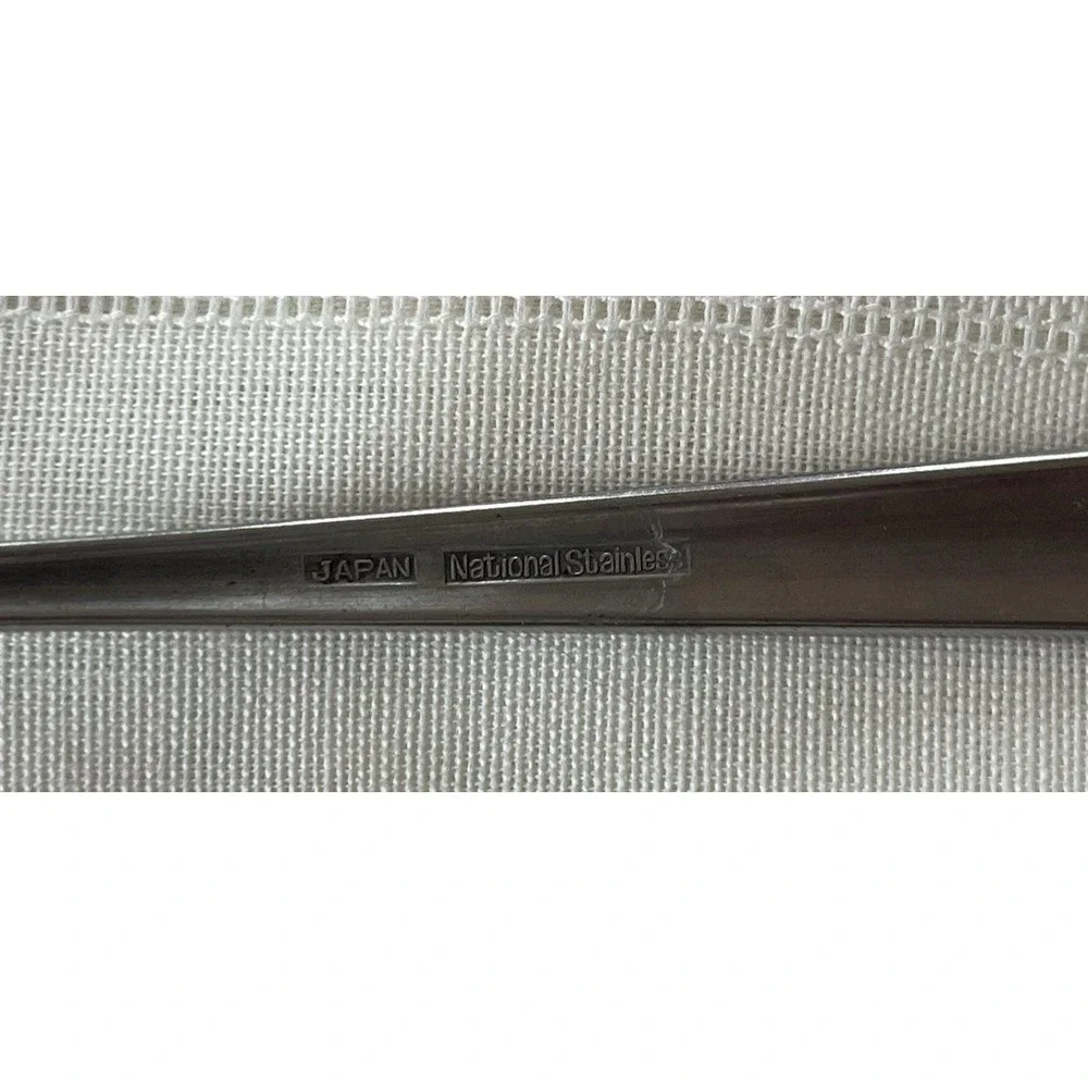 Vintage National Stainless Japan Flatware 48 Pc Spoon Fork Knife Art Nouveau